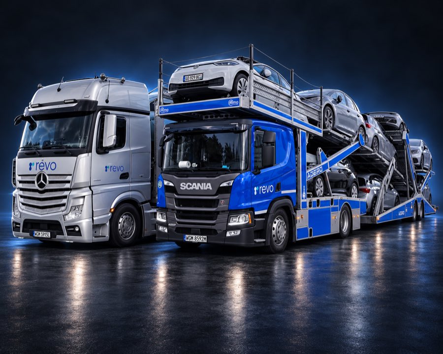Scania i Mercedes-Benz z floty REVO